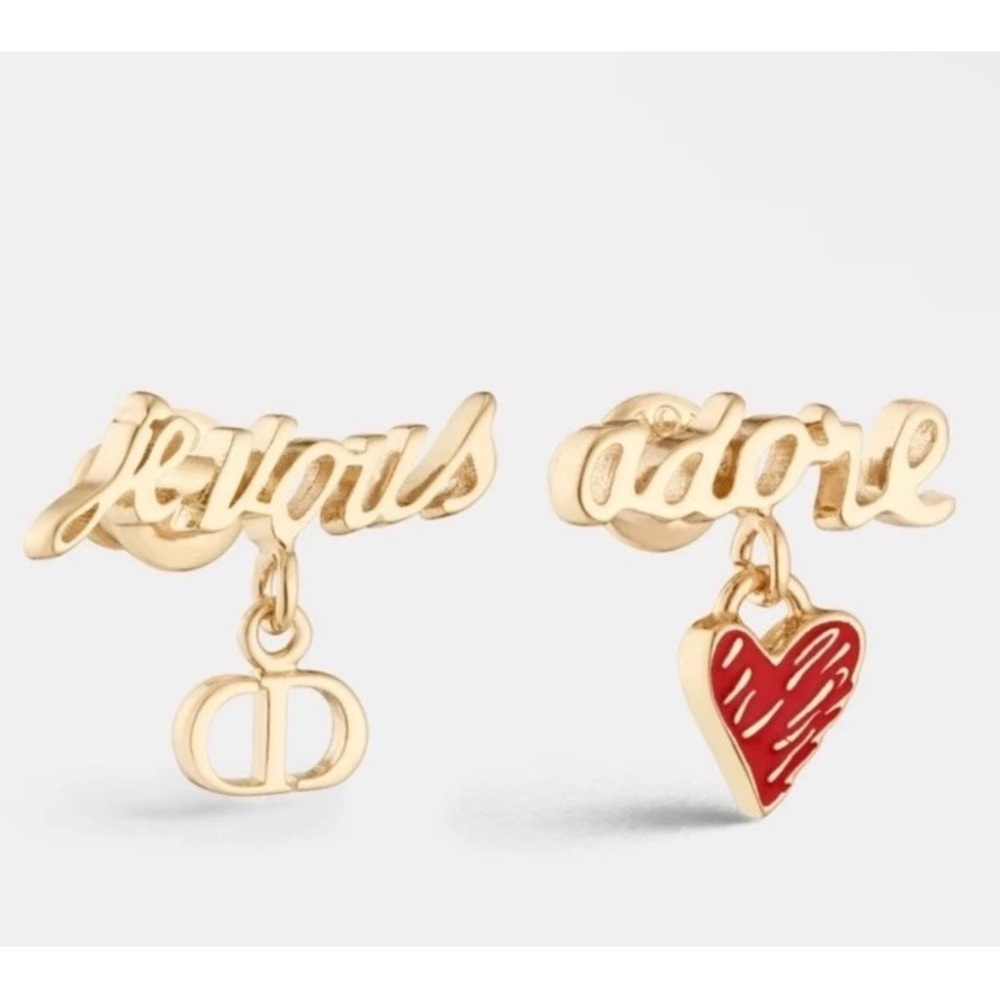 Christian Dior Dior Amour JE VOUS ADORE Earrings
